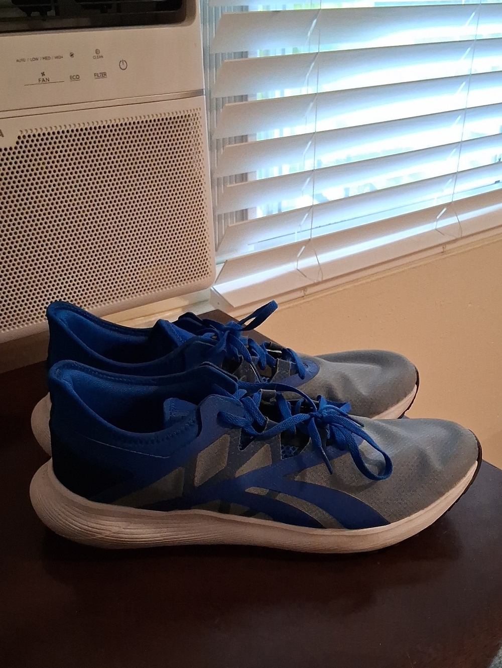Reebok Blue and Gray Athletic Shoes